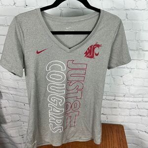 Nike WSU Cougars dri-fit shirt size medium EUC